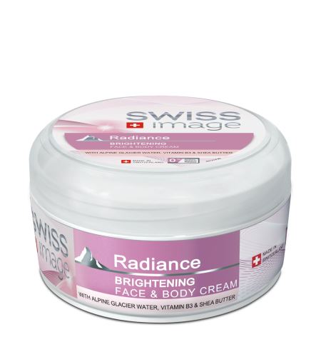 Swiss Image Body Care Radiance Brightening Face & Body Cream rozjasňujúci krém na tvár a telo 200 ml