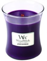 WoodWick Spiced Blackberry vonná sviečka s dreveným knôtom 275 g