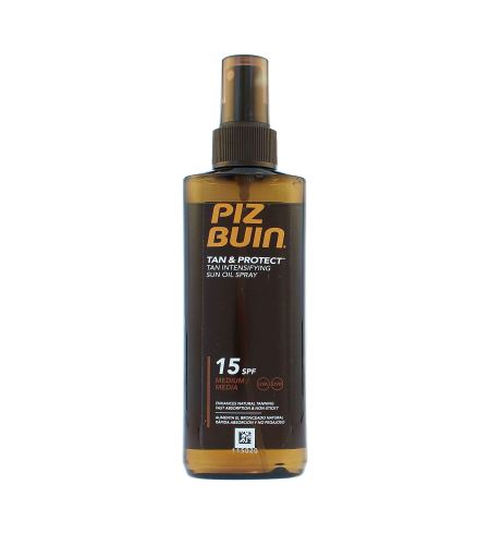 Piz Buin Tan & Protect ochranný olej urýchľujúci opaľovanie SPF 15 150 ml