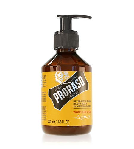 PRORASO Wood And Spice šampón na fúzy 200 ml