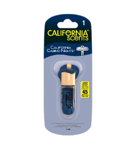 California Scents Hanging Vial California Casino Nights vôňa do auta 5 ml