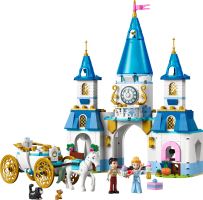 LEGO® │ Disney 43275 Popoluškin zámok a kočiar s koňmi (2)