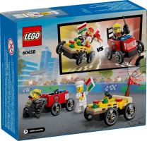LEGO® City 60458 Pretekársky balíček: Rozvoz pizzy vs. hasičské auto (3)