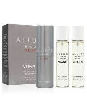 Chanel Allure Homme Sport Eau Extreme EDT 3x20 ml pre mužov plniteľný flakón