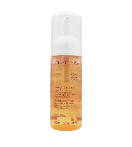 Clarins Gentle Renewing Cleansing Mousse Jemná čistiaca pena pre všetky typy pleti 150 ml