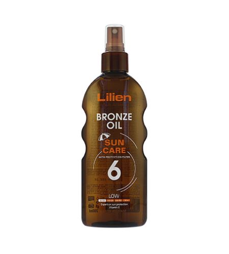 Lilien Sun Active Bronze opaľovací olej SPF 6 200 ml
