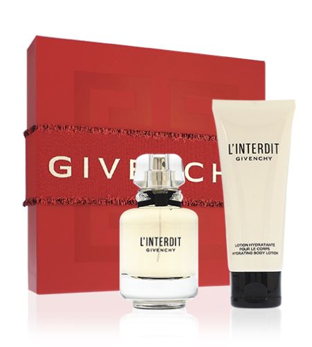 Givenchy L'Interdit parfumovaná voda 50 ml + telové mlieko 75 ml Pre ženy darčeková sada