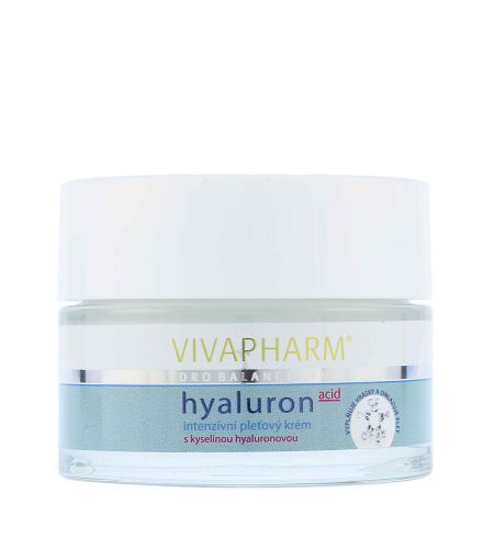 VivaPharm Hyaluron Intenzívny krém na pleť s kyselinou hyalurónovou 50 ml