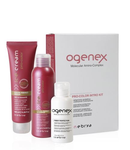 Inebrya Ogenex Pre-Color Intro kit Ogenex 70 ml + Color Perfect Sh. 125 ml + Color Perfect Cream 100 ml