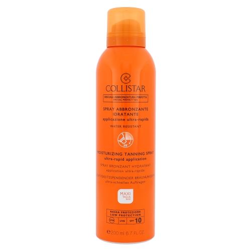 Collistar Moisturizing Tanning Spray opaľovací sprej SPF 10 200 ml