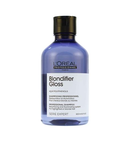 L'Oréal Professionnel Serie Expert Blondifier Gloss rozjasňujúci šampón na blond vlasy 300 ml