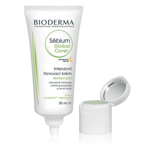 Bioderma Sébium Global Cover intenzívna starostlivosť 3v1 s vysokým krytím 30 ml + 2 g   Universal