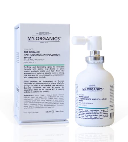 MY.ORGANICS The Organic Hair Radiancia Antipollution Spray starostlivosti o vlasovú pokožku 50 ml