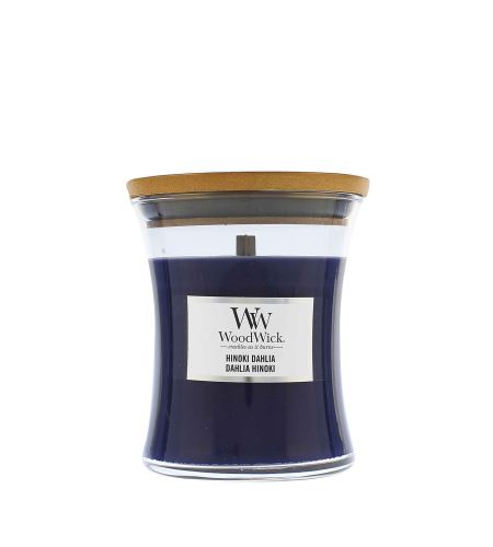 WoodWick Hinoki Dahlia vonná sviečka s dreveným knôtom 275 g