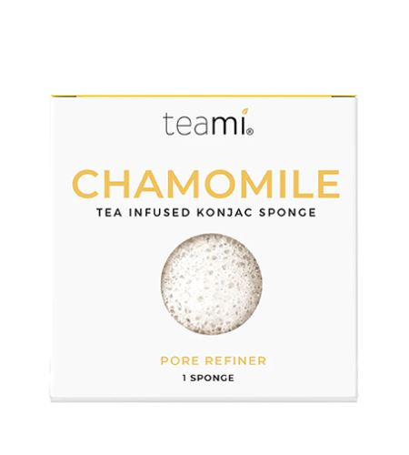 Teami Chamomile Tea Infused Konjac Sponge umývacia hubka na tvár