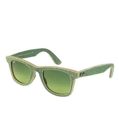 Ray-Ban RB2140 WAYFARER DEMIN Slnečné okuliare unisex 50x22x145 mm zelená