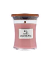 WoodWick Pressed Blooms &amp; Patchouli vonná sviečka s dreveným knôtom 275 g