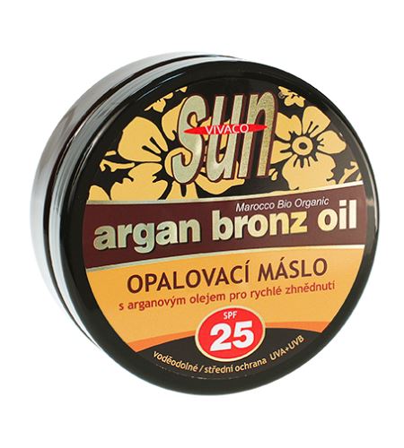 Vivaco SUN Argan Bronz Oil maslo na opaľovanie s organickým arganovým olejom SPF 25 200 ml