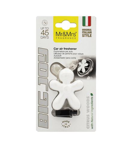 Mr&Mrs Fragrance Big Joy Citrus Woods Vône do auta