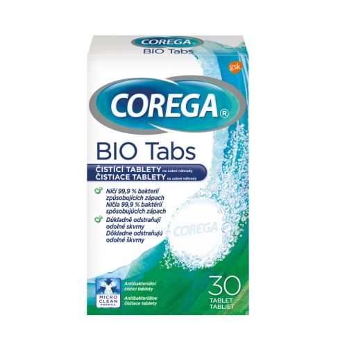 Corega Bio Tabs čistiace tablety 30ks