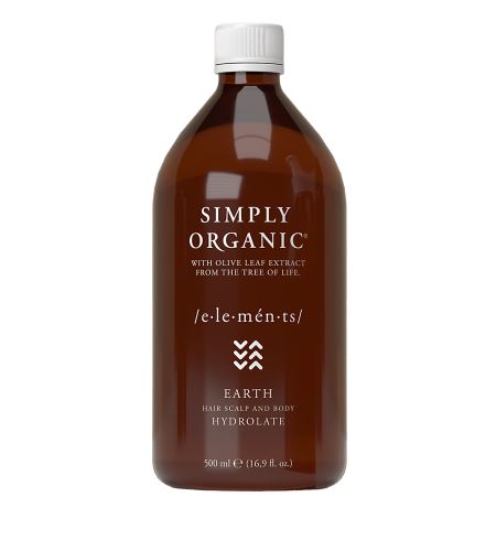 Simply Organic Elements Hydrolate Earth upokojujúci a ochranný hydrolát