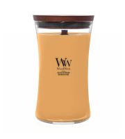 WoodWick Golden Bourbon vonná sviečka s dreveným knôtom 609,5 g