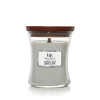 WoodWick Lavender &amp; Cedar vonná sviečka s dreveným knôtom 275 g