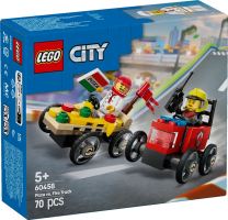LEGO® City 60458 Pretekársky balíček: Rozvoz pizzy vs. hasičské auto (4)