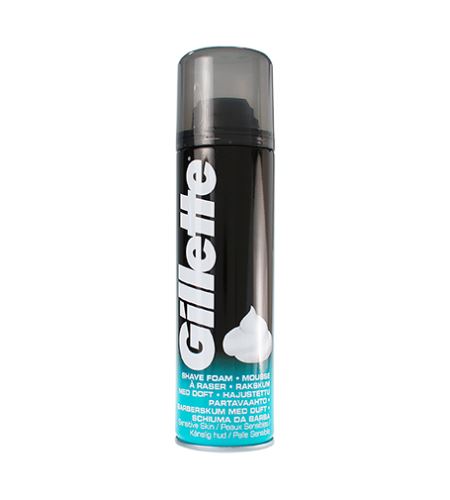Gillette Sensitive pena na holenie na citlivú pokožku pre mužov 200 ml