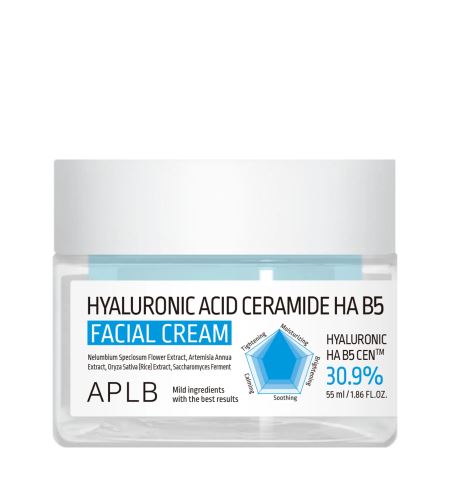 APLB Hyaluronic Acid Ceramide Ha B5 Facial Cream hydratačný pleťový krém 55 ml