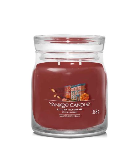 Yankee Candle Signature Autumn Daydream sviečka sklo stredné 2 knôty 368 g