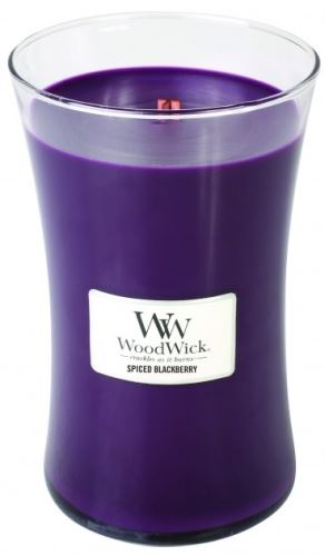 WoodWick Spiced Blackberry vonná sviečka s dreveným knôtom 609,5 g