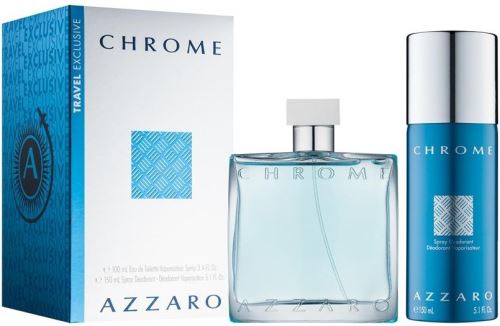 Azzaro Chrome M EDT 100 toaletná voda 100 ml + deodorant 150 ml