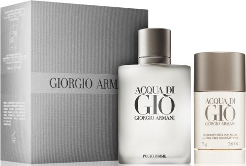 Giorgio Armani Acqua di Gio Pour Homme M EDT 100 toaletná voda 100 ml + deostick 75 ml