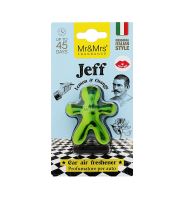 Mr&amp;Mrs Fragrance Jeff Lemon &amp; Orange vôňa do auta zelená