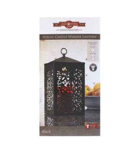 Candle Warmers Scroll ohrevná sviečka černá