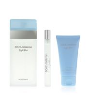 Dolce & Gabbana Light Blue darčeková sada pre ženy toaletná voda 100 ml + telový krém 50 ml + toaletná voda 10 ml (1)