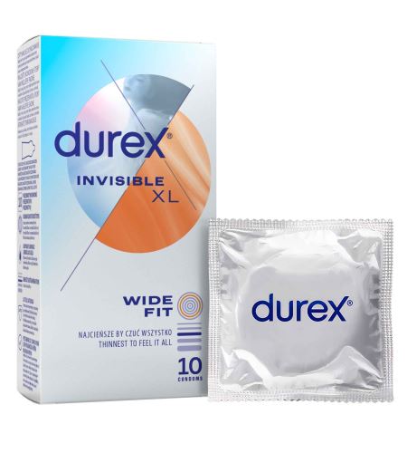 Durex Invisible XL kondómy 10 ks