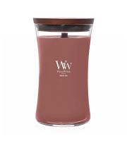 WoodWick Rouge Oud vonná sviečka s dreveným knôtom 609,5 g