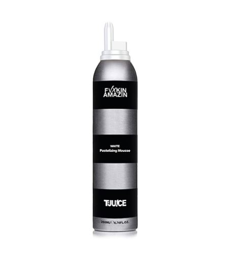 Fvxkin Amazin T-Juice White Pastelizing Mousse proteínová pena pre regeneráciu, výživu a hydratáciu vlasov 200 ml