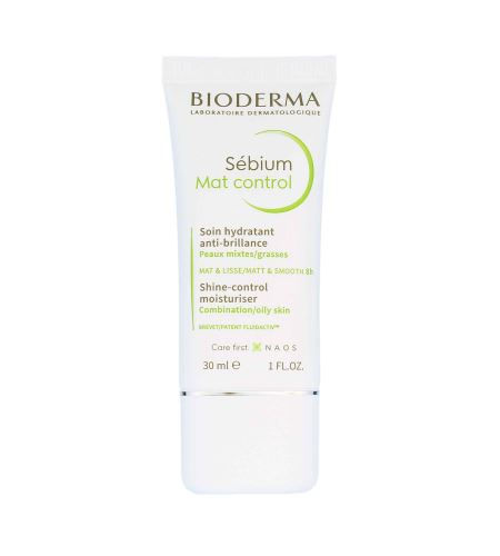 Bioderma Sébium Mat Control ľahký hydratačný krém proti lesklej pleti a rozšíreným pórom 30 ml