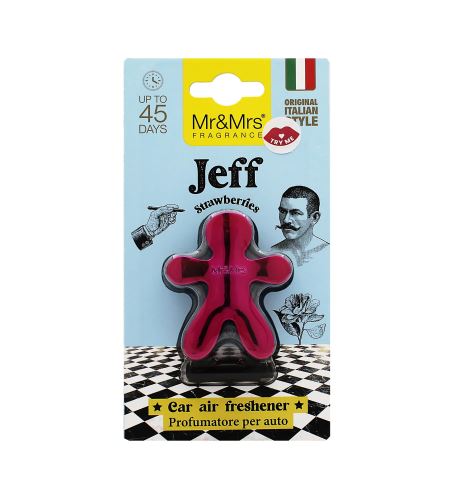 Mr&Mrs Fragrance Jeff Chrome Strawberries Vône do auta