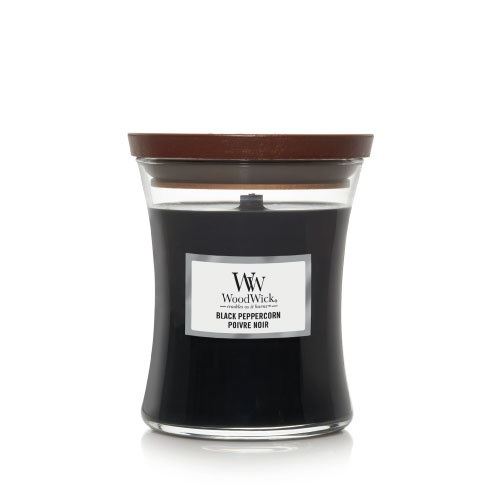 WoodWick Black Peppercorn vonná sviečka s dreveným knôtom 275 g