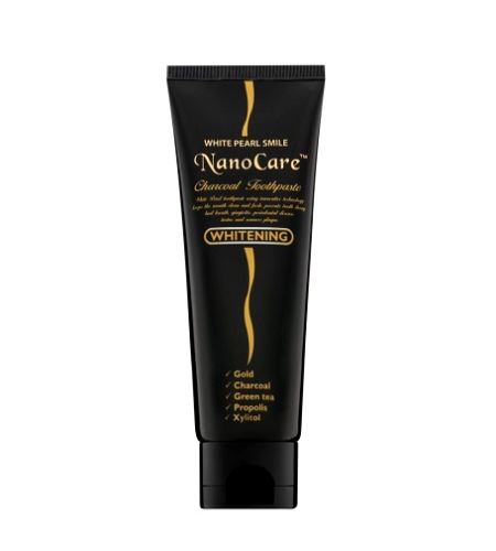 White Pearl NanoCare Whitening zubná pasta s nanočasticami zlata a aktívneho uhlia 100 g