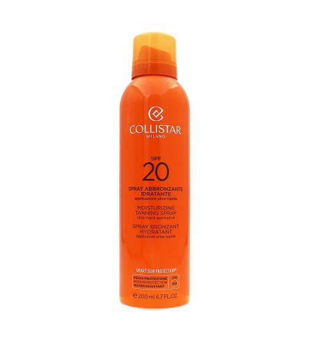 Collistar Moisturizing Tanning Spray opaľovací sprej SPF 20 200 ml