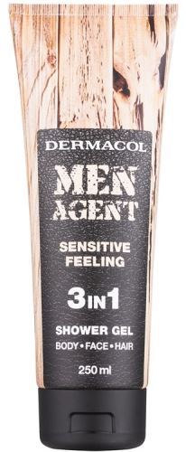 Dermacol Men Agent Sensitive Feeling 3in1 sprchový gél 250 ml pre mužov