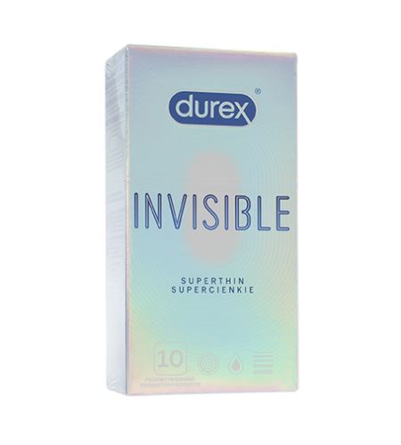 Durex Invisible Extra Thin Extra Sensitive kondómy 10 ks