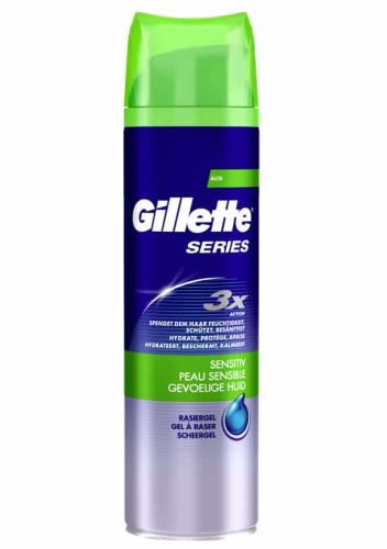Gillette Series Sensitive gél na holenie