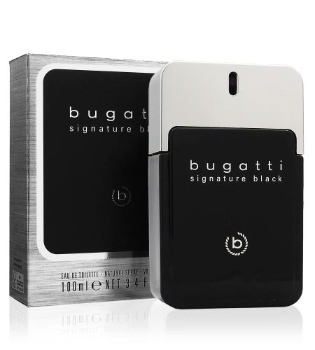 Bugatti Signature Black toaletná voda pre mužov 100 ml