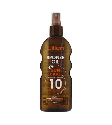 Lilien Sun Active Bronze opaľovací olej SPF 10 200 ml